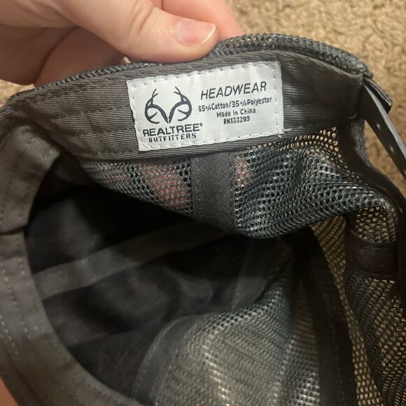 RealTree Pink Denim USA Patch Women’s Trucker Hat - Picture 3 of 3